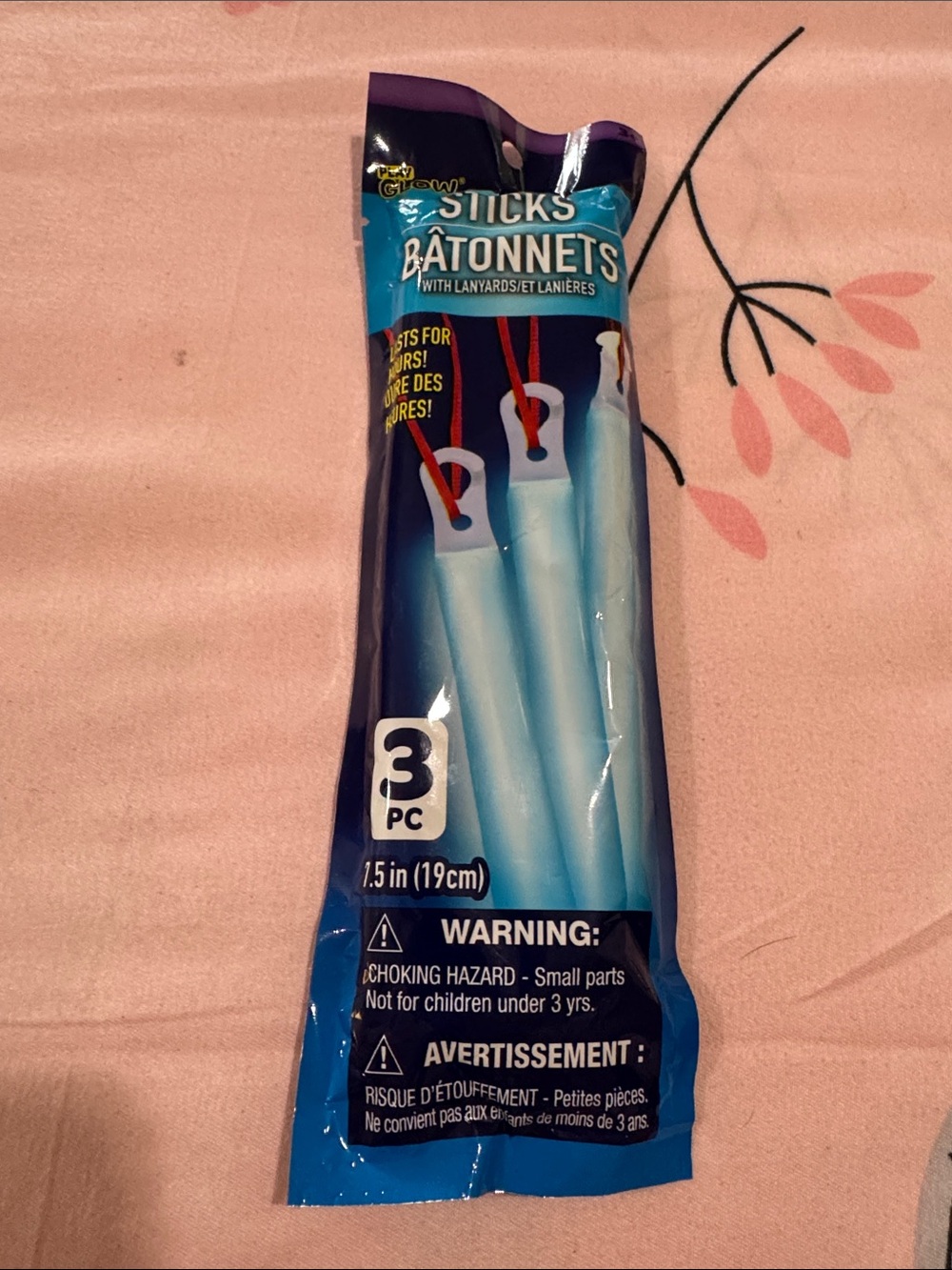 Glow Sticks with Lanyards - Blue (3 Pack)